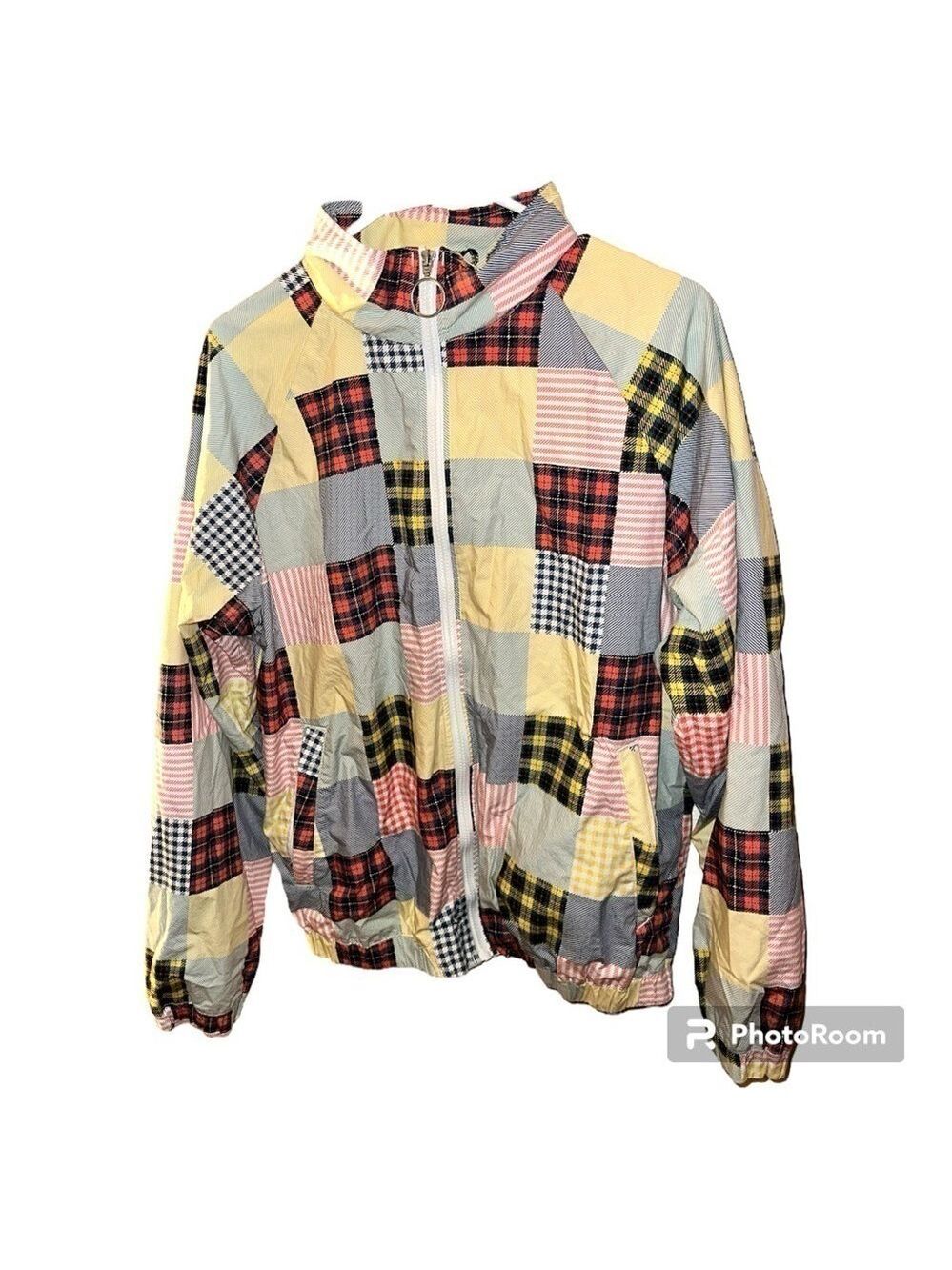 Urban Outfitters UO Madras Print Track Jacket - Picture 8 of 16